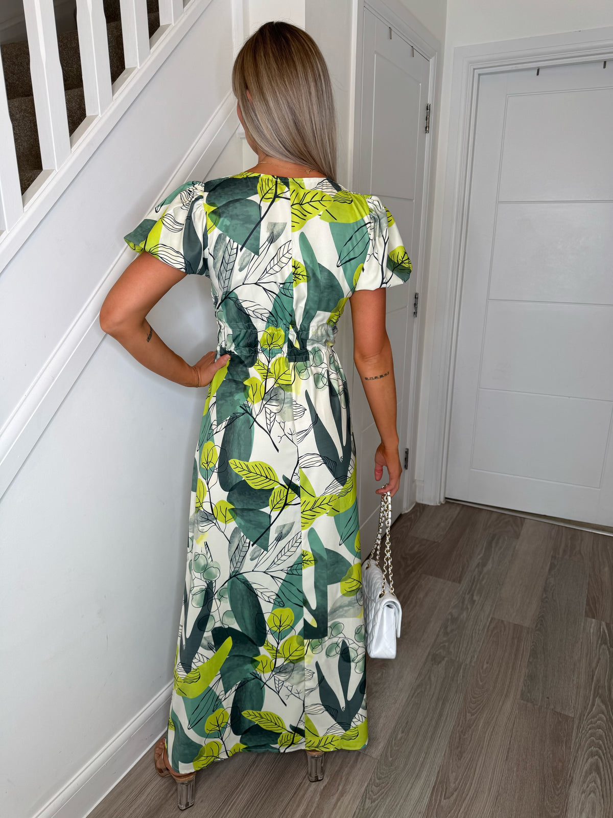 Alaska Floral V Neck Maxi Dress